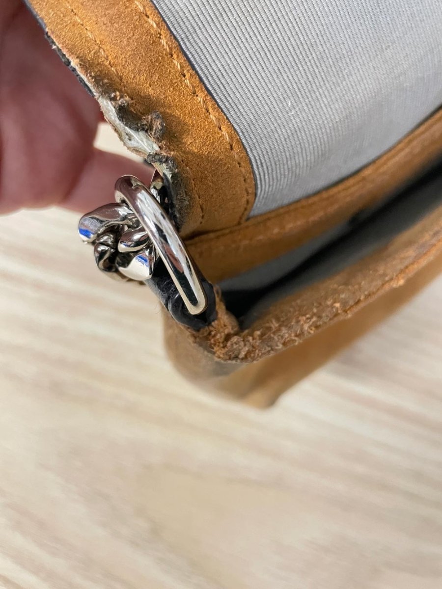 pour la victoire suede saddle flap chain cross body - good market thrift store