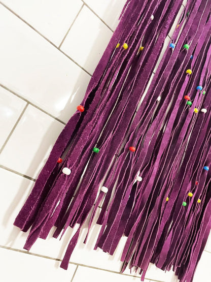 vintage 70s mister leather suede boho long fringe vest top | festival - good market thrift store