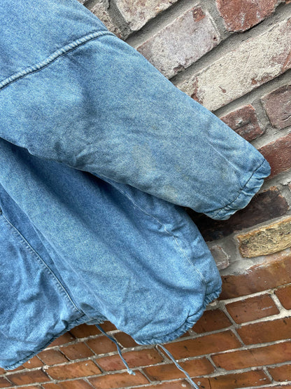 vintage 90s eureca hooded denim parka