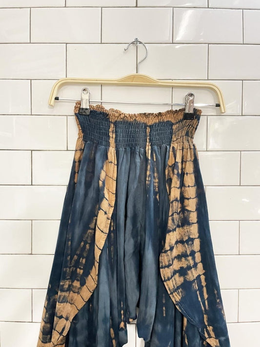 sea jewels tie dye wrap harem pants - good market thrift store