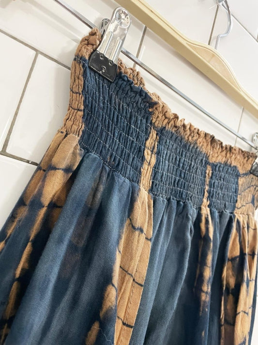 sea jewels tie dye wrap harem pants - good market thrift store