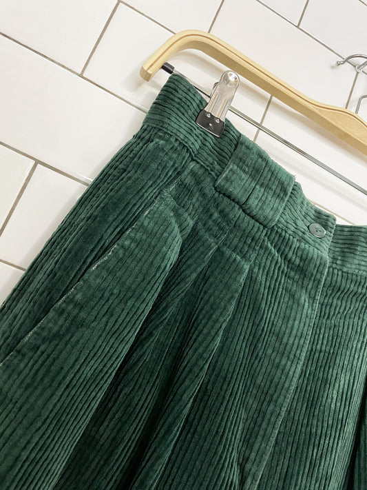 vintage 90s ann taylor chunky cord pleated pants