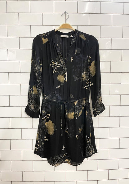 babaton bennett floral silk dress - good market thrift store