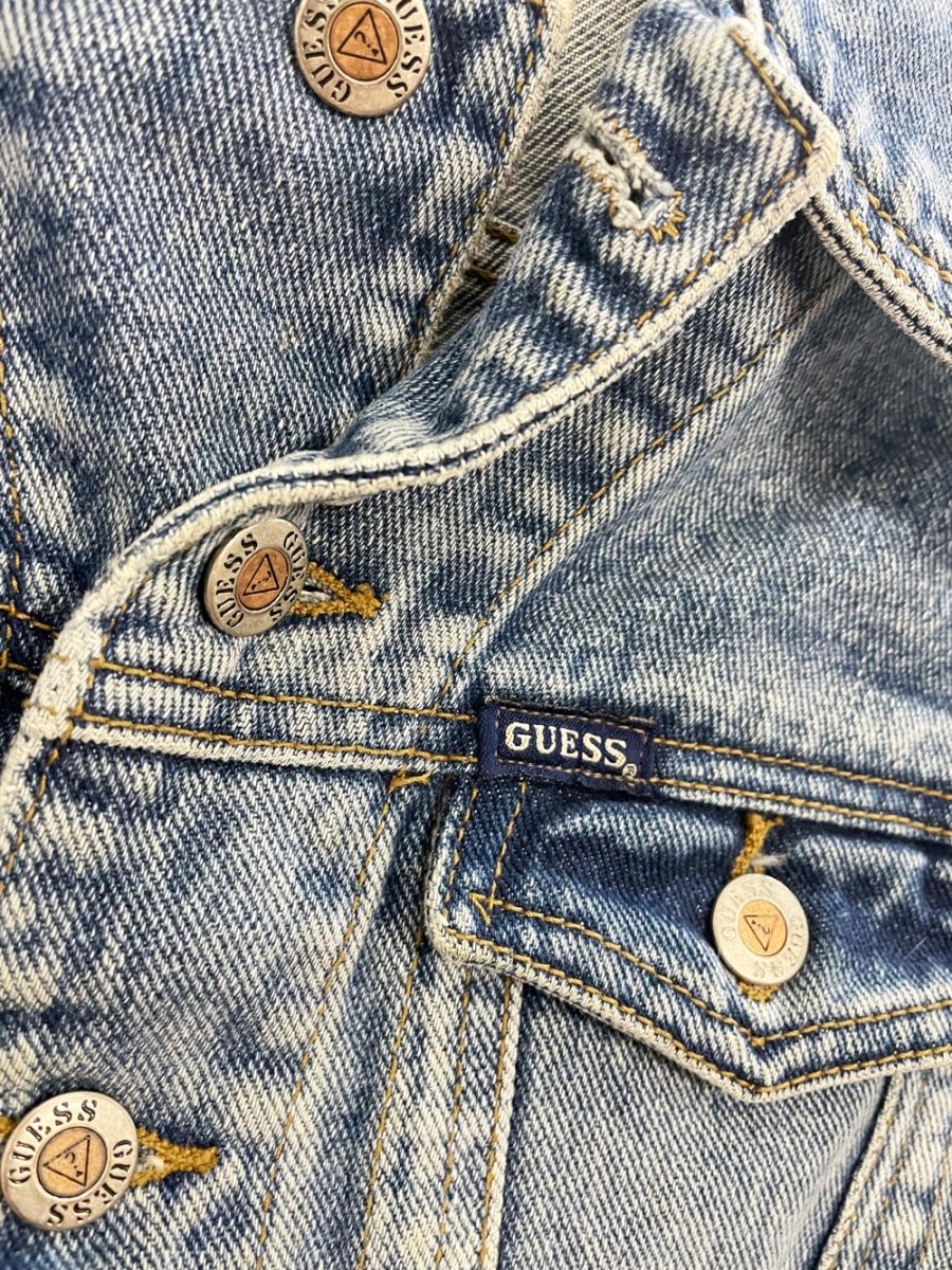 vintage 90s guess denim vest top - good market thrift store