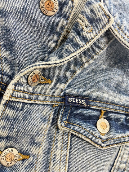 vintage 90s guess denim vest top - good market thrift store