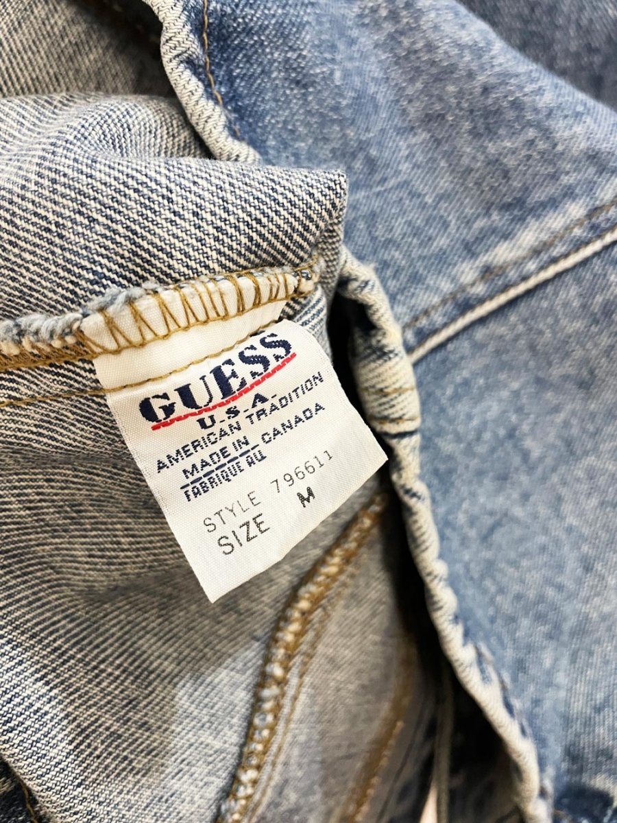 vintage 90s guess denim vest top - good market thrift store