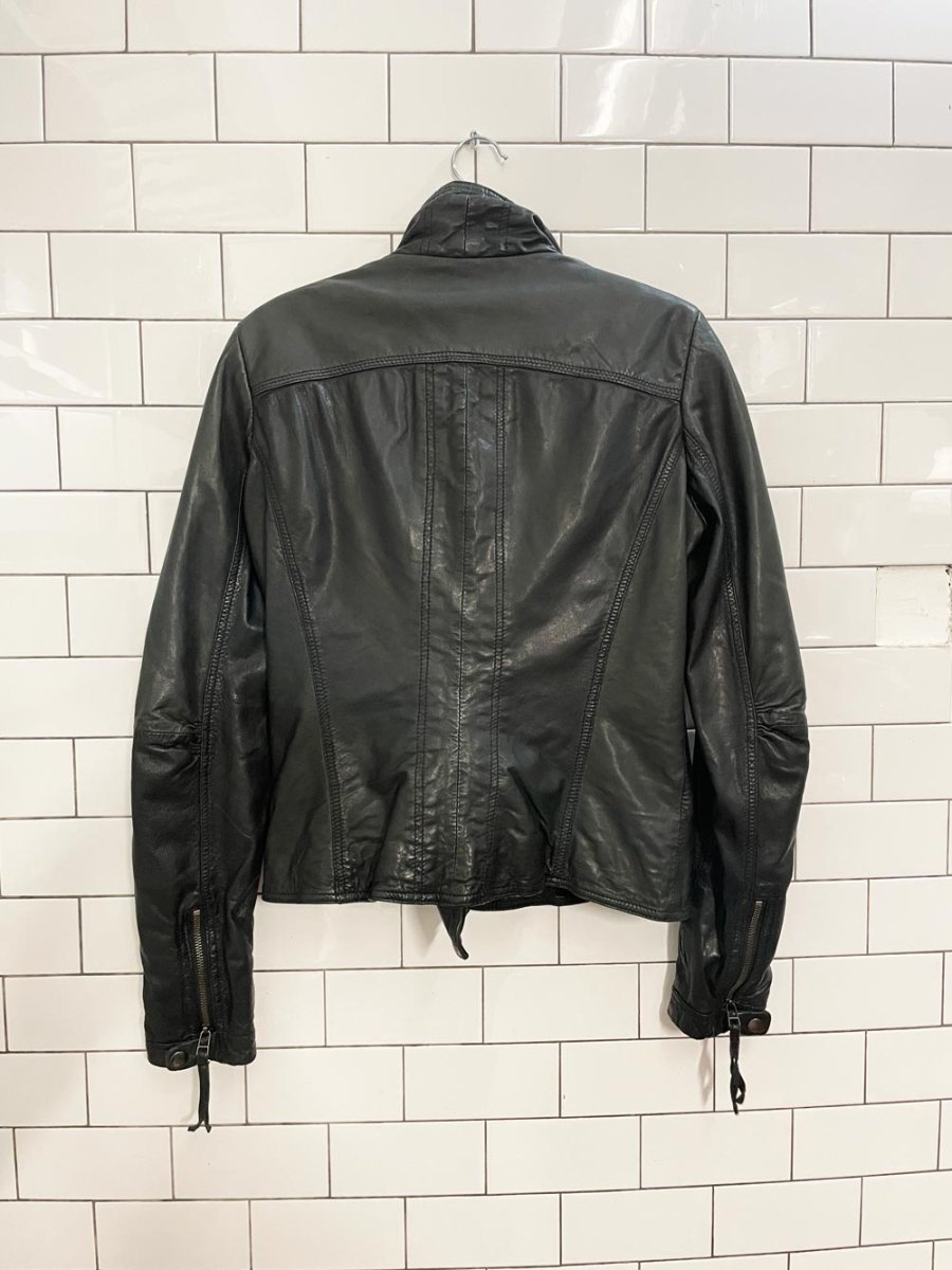 danier butter leather biker jacket - good market thrift store