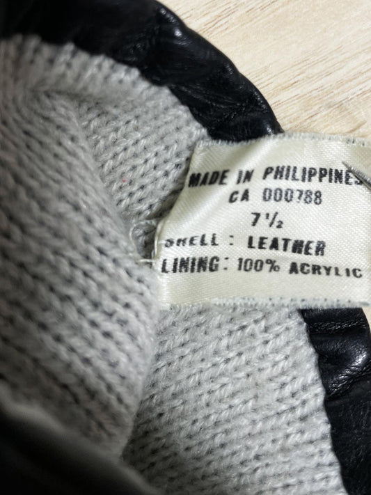 vintage butter leather driving gloves | lined