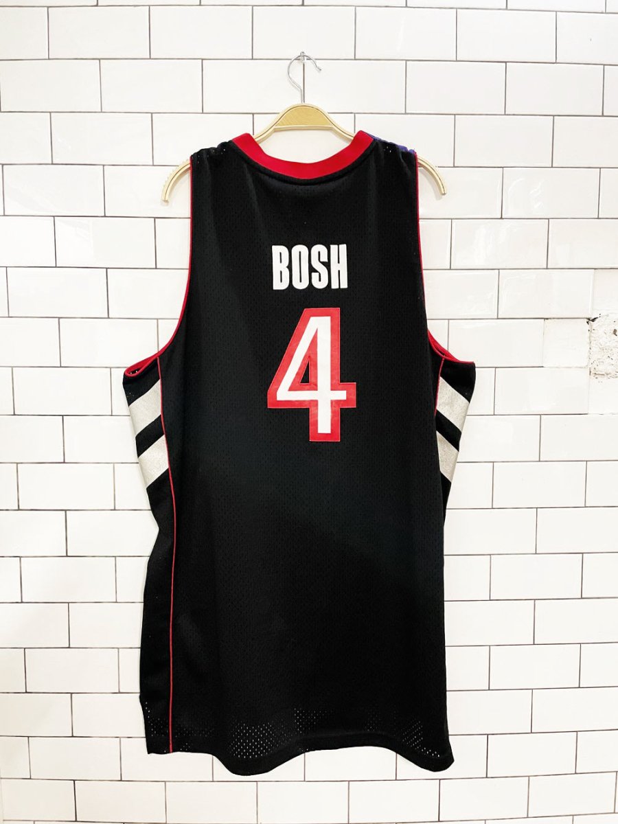 vintage 00s raptors chris bosh 4 reebok NBA jersey | 03 - 04 away - good market thrift store