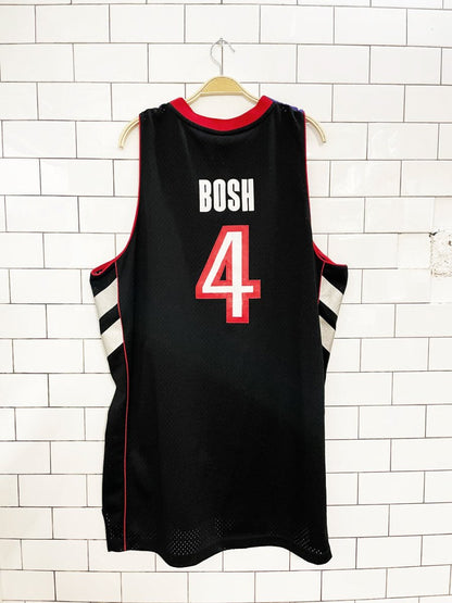 vintage 00s raptors chris bosh 4 reebok NBA jersey | 03 - 04 away - good market thrift store