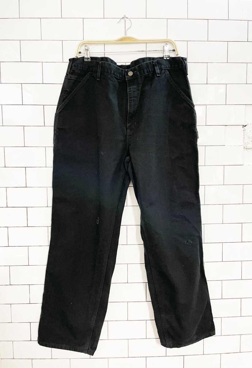 carhartt distressed twill carpenter pant - good market thrift store