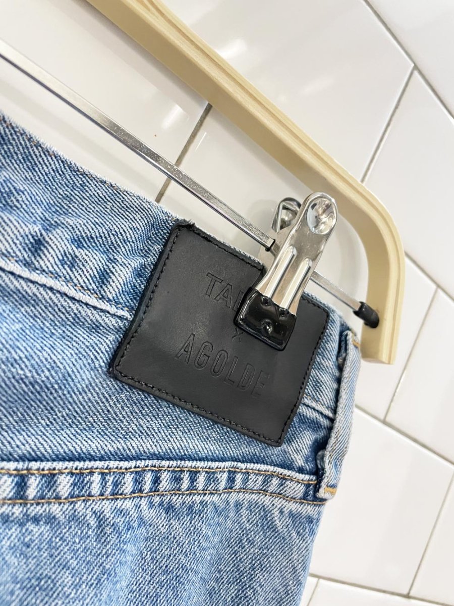 talula x agolde slouched peg jeans | aritzia - good market thrift store