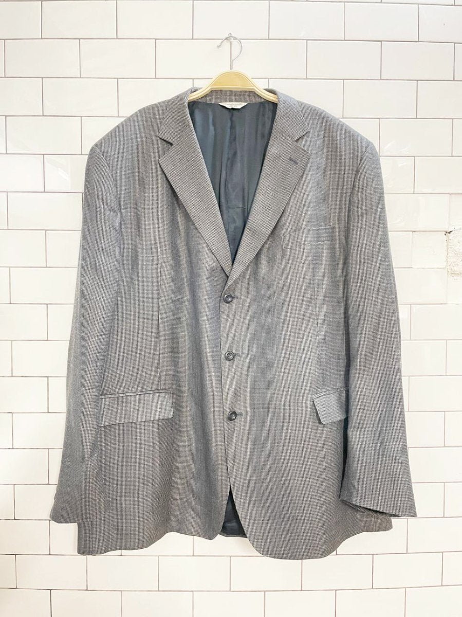 pronto uomo silk - wool menswear blazer | made in Chile - good market thrift store
