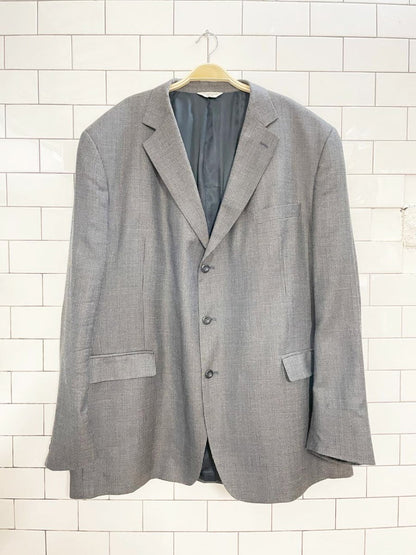 pronto uomo silk - wool menswear blazer | made in Chile - good market thrift store