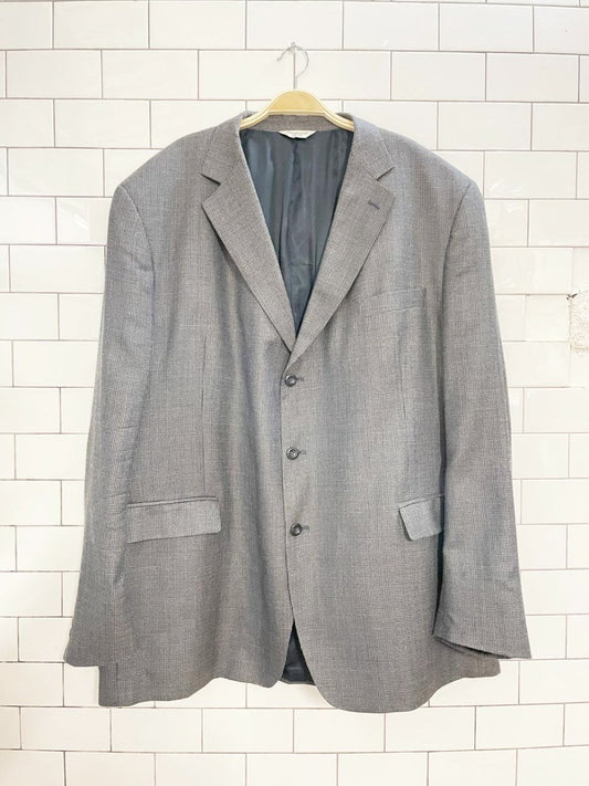 pronto uomo silk - wool menswear blazer | made in Chile - good market thrift store