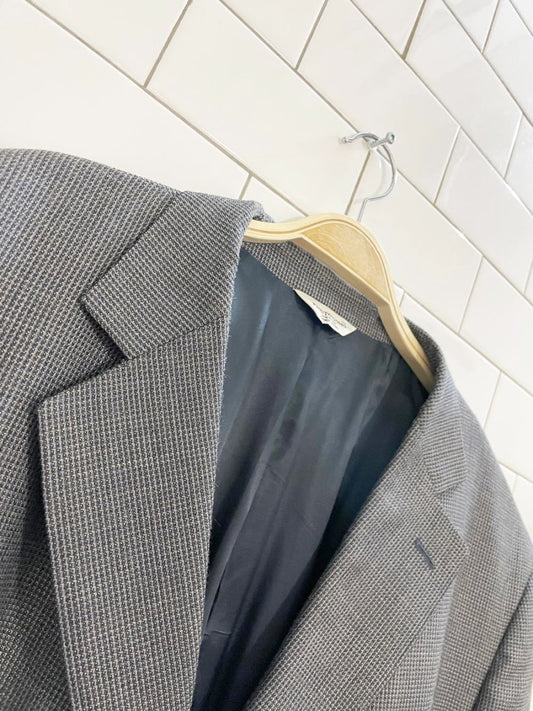 pronto uomo silk - wool menswear blazer | made in Chile - good market thrift store