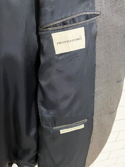 pronto uomo silk - wool menswear blazer | made in Chile - good market thrift store