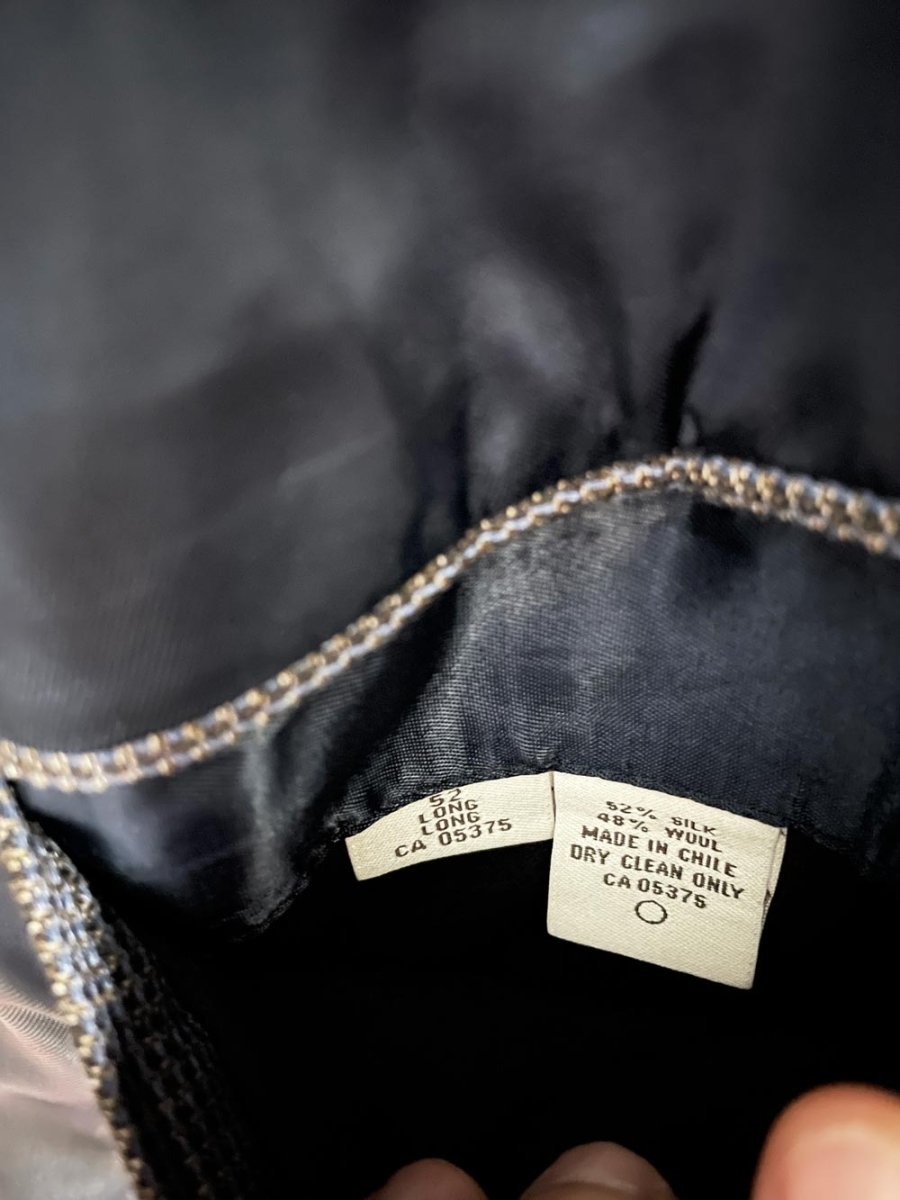 pronto uomo silk - wool menswear blazer | made in Chile - good market thrift store