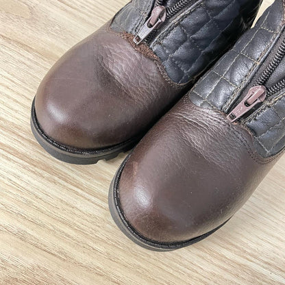 nwt softmoc quilted leather boot