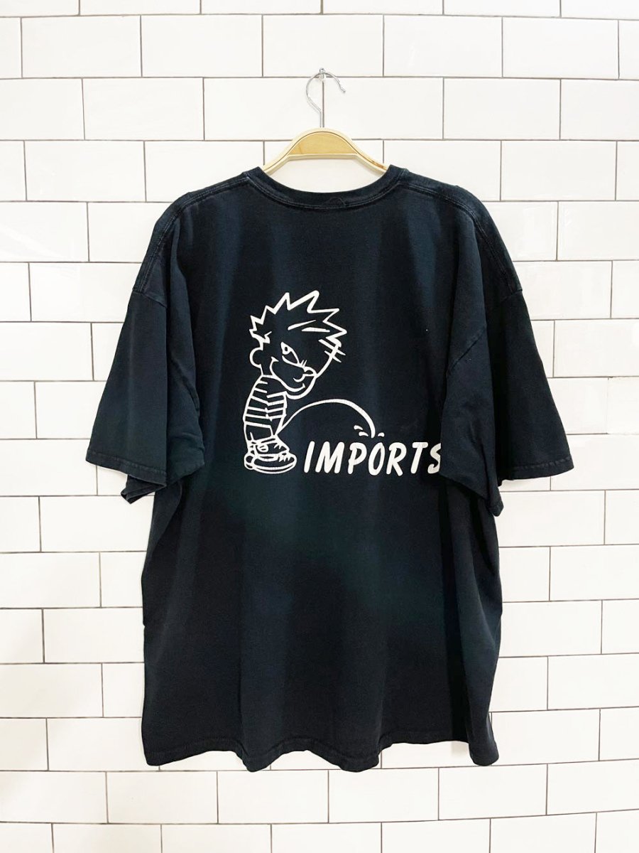 vintage calvin and hobbs x ford imports tee - good market thrift store