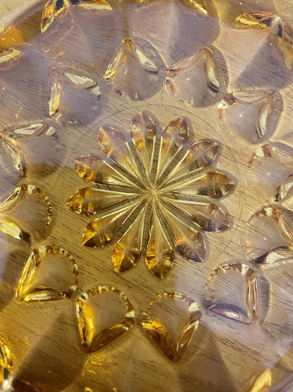 vintage anchor hocking fairfield amber ashtray - good market thrift store