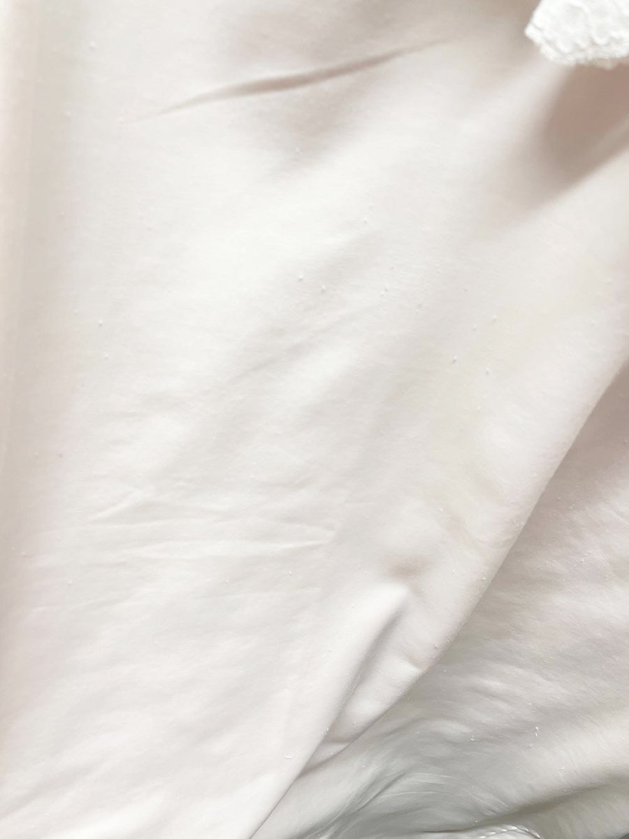 vintage 80s la vie en rose lace - trim satin nightgown - good market thrift store