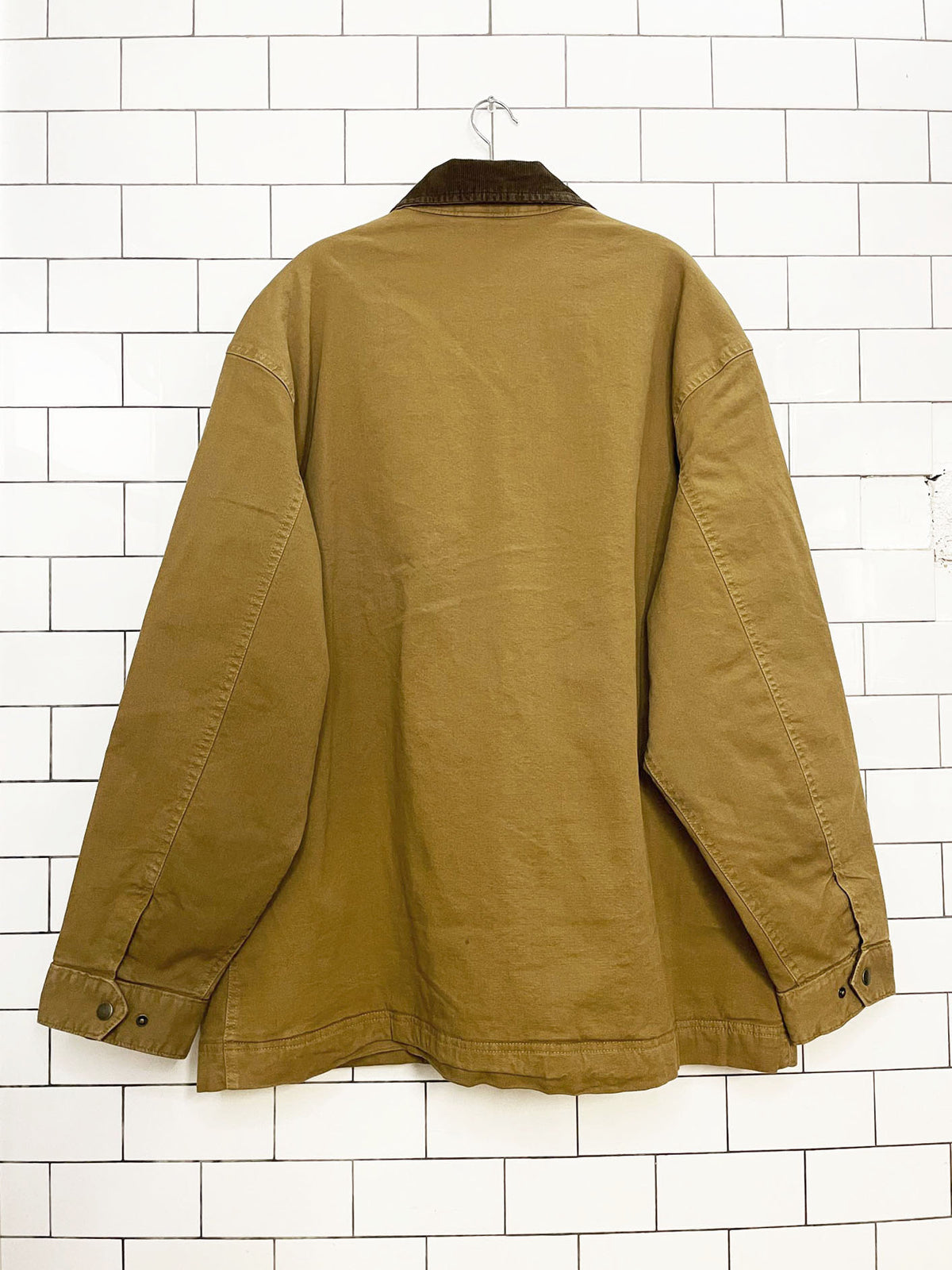 nwt american eagle corduroy collar canvas chore coat