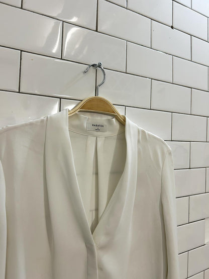 babaton akira v - neck blouse - good market thrift store