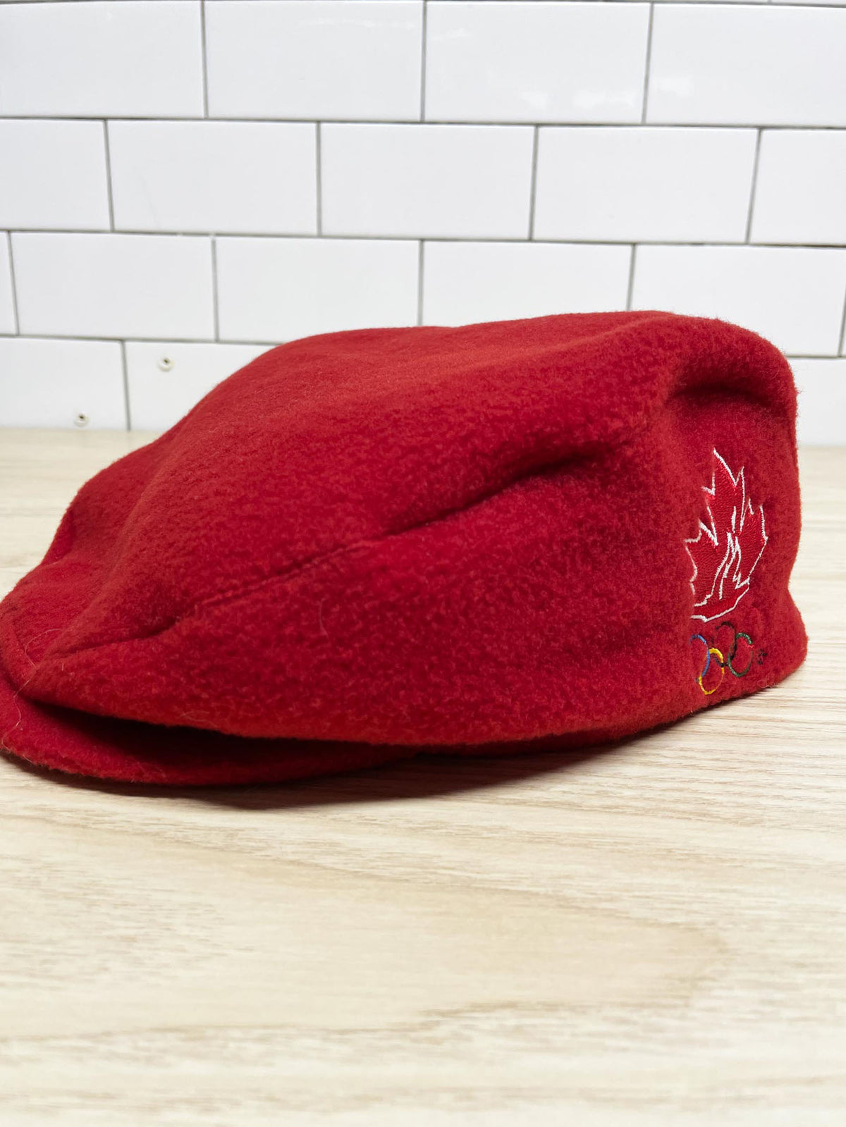 vintage 90s roots athletics fleece olympic flat cap | made in Canada
