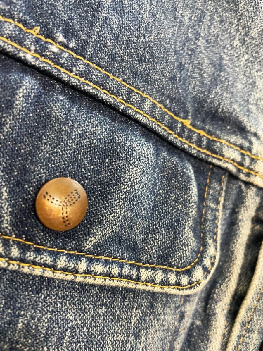 vintage 70s gwg snap button denim jacket | made in Canada - good market thrift store