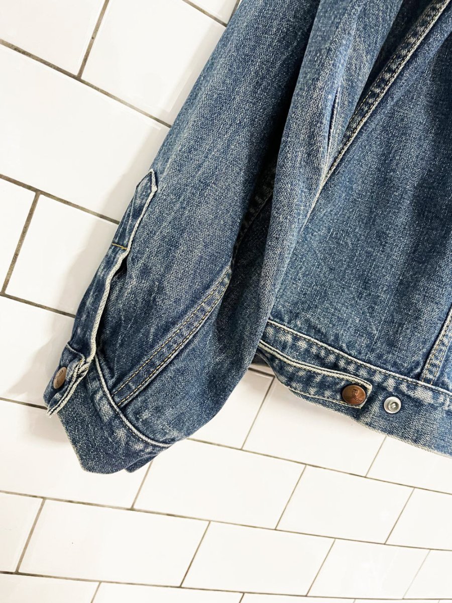 vintage 70s gwg snap button denim jacket | made in Canada - good market thrift store