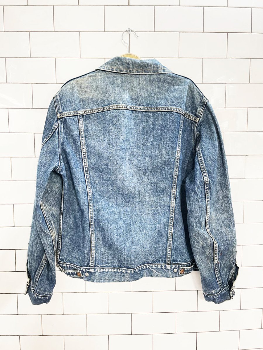 vintage 70s gwg snap button denim jacket | made in Canada - good market thrift store
