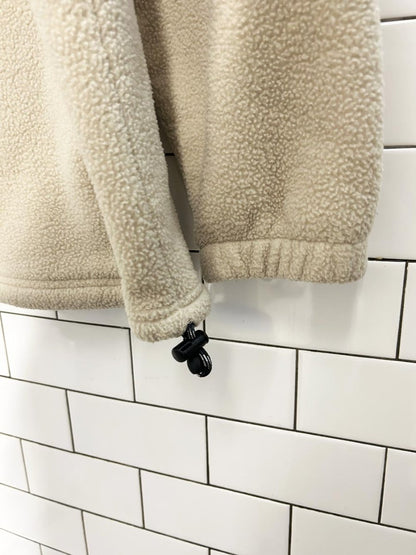 vintage 00s roots oversized cozy fleece hoodie - good market thrift store