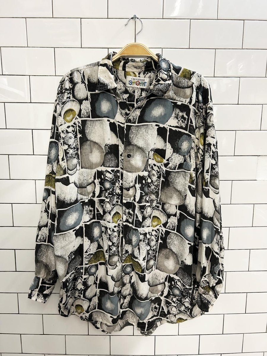 vintage 90s cricketeer sport graphic shirt - good market thrift store