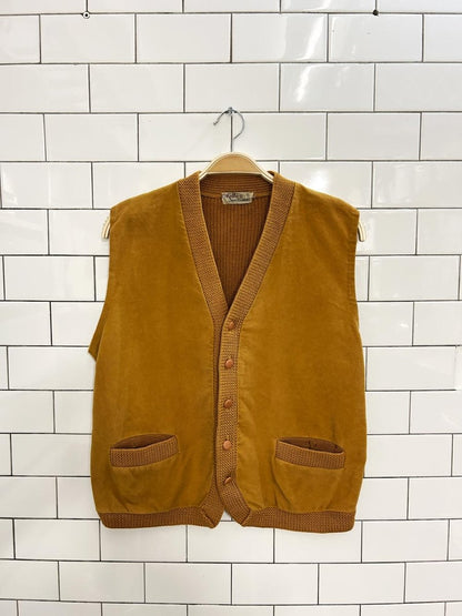 vintage 60s hadlea sportswear knit vest - good market thrift store