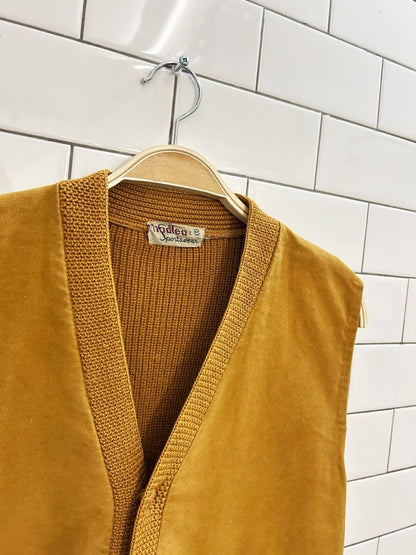 vintage 60s hadlea sportswear knit vest - good market thrift store
