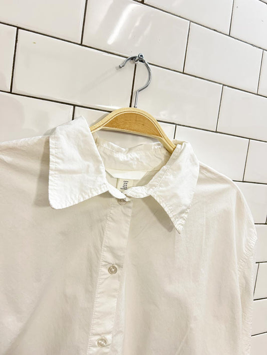 h&m oversized cotton shirt - good market thrift store
