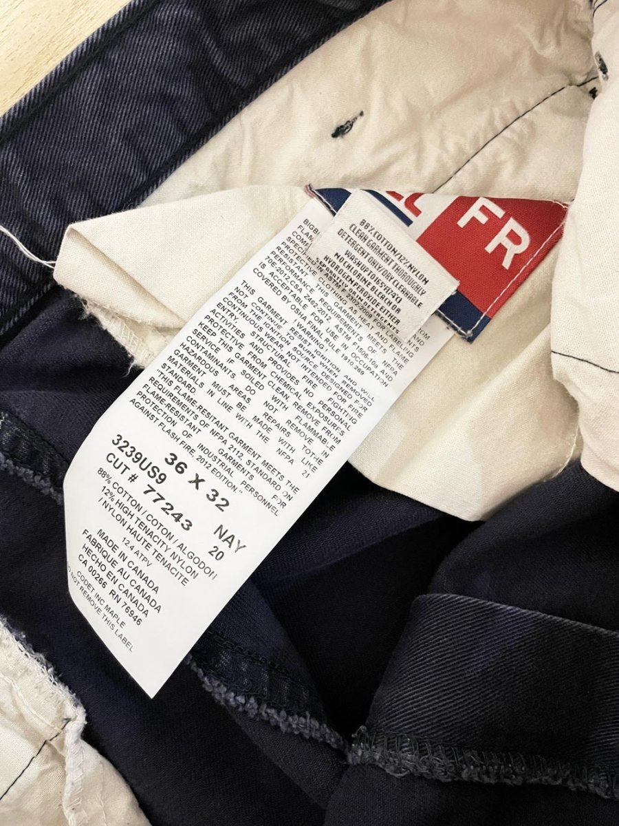 big bill FR twill cargo pants | flame resistant - good market thrift store