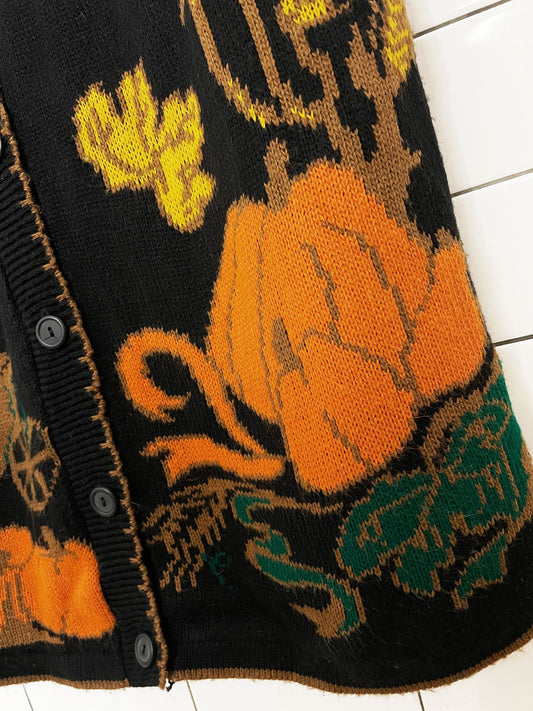 vintage JJ poole autumn pumpkin vest | made in USA