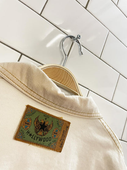 vintage 90s hollywood crop denim jacket