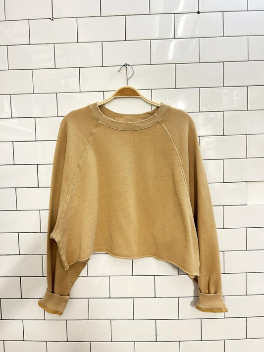 ae oversized boxy crop crew - good market thrift store