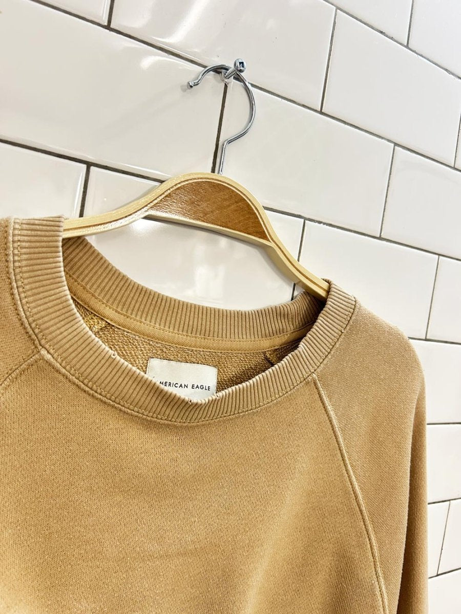 ae oversized boxy crop crew - good market thrift store