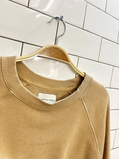 ae oversized boxy crop crew - good market thrift store