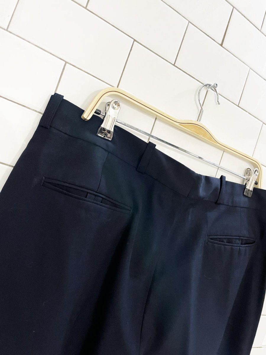 vintage ballin 100% wool pleated cuffed trouser - good market thrift store