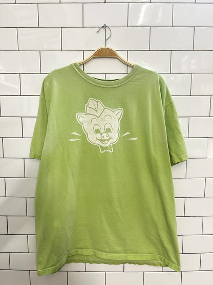 vintage 00s piggly wiggly supermarket graphic tee - good market thrift store