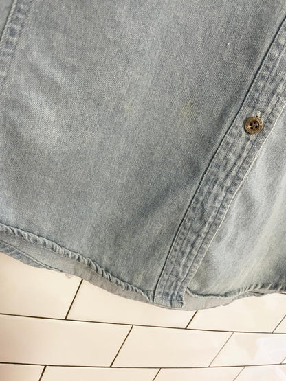 vintage 90s jordache denim jersey fit shirt - good market thrift store
