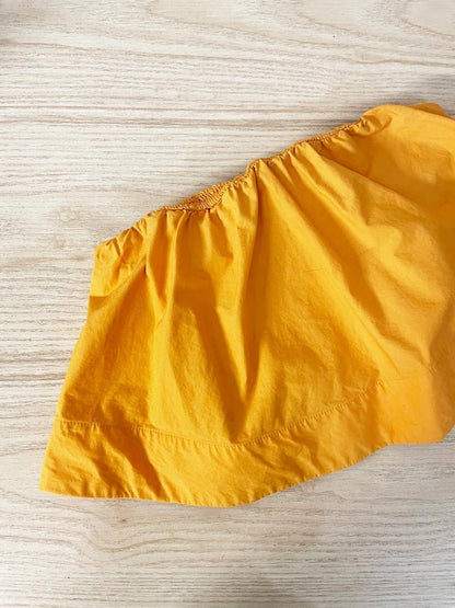 wilfred smocked volume crop tube top | aritzia - good market thrift store