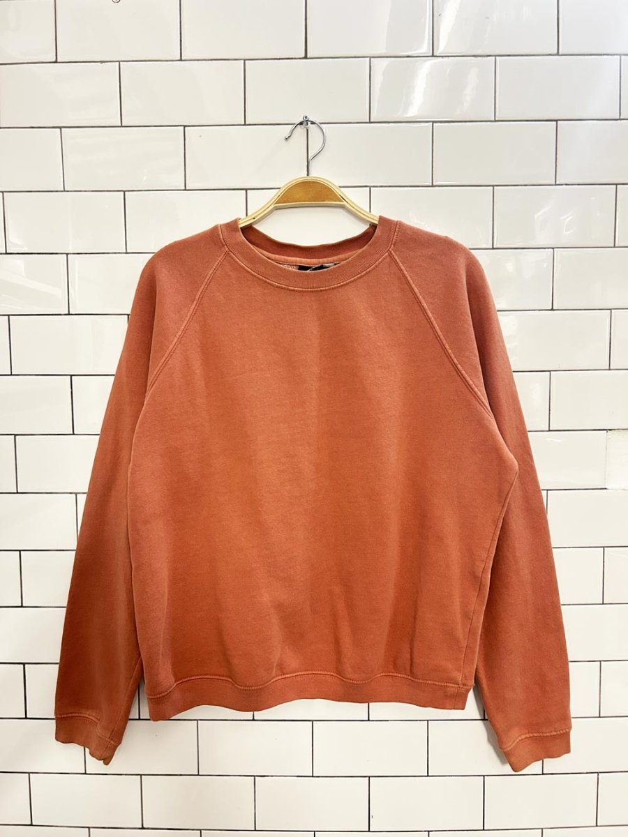 frank and oak raw hem cropped crew - good market thrift store