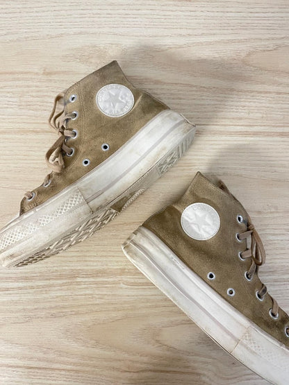converse lift chuck taylor suede high top sneakers - good market thrift store