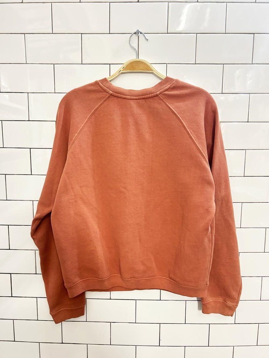 frank and oak raw hem cropped crew - good market thrift store